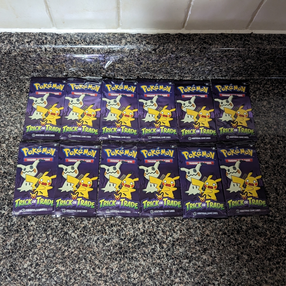 Pokémon 2023 Trick or Trade BOOster Packs X 12